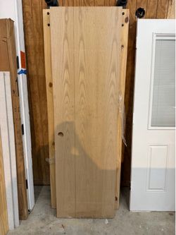 24x80 Oak 2-Panel Interior Door Slab - BRAND NEW