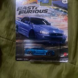 Hot Wheels  BNR34 Nissan Skyline Gtr 