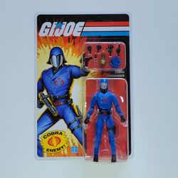 G.I. Joe Classified Haslab Cobra Commander on Retro Card - MOC