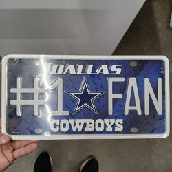 Dallas Cowboys License Plate