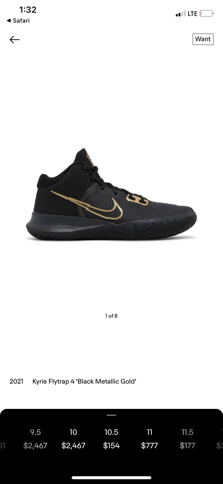 Kyrie Flytrap Metallic