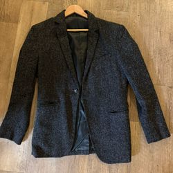 Men’s Charcoal Gray Sport Coat / Blazer – Size 40 (Large) – Modern Fit