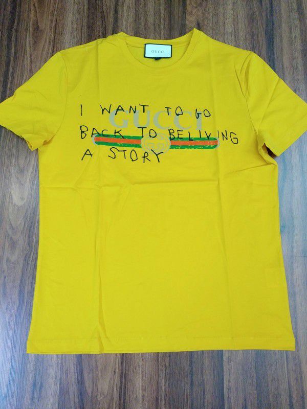 Yellow Gucci T-shirt