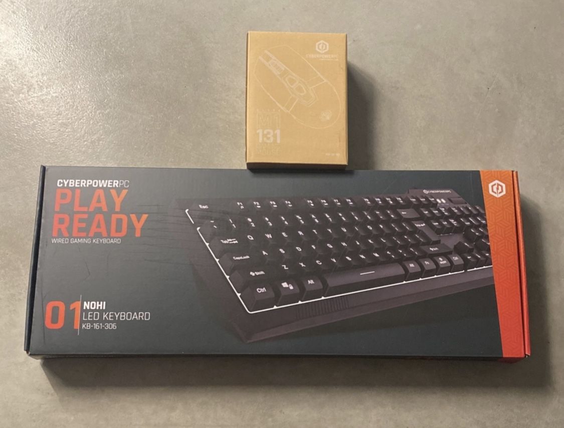 Brand New Gaming Keyboard And Mouse