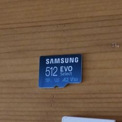 Brand New Samsung 512GB EVO Micro SD Card for Dashcam/Android/Drones