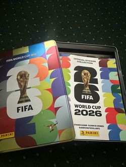 2026 panini sticker tin box + soft cover album