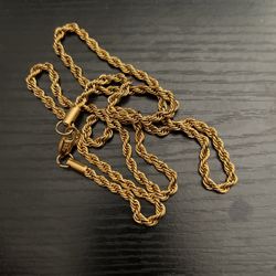 18k Gp Rope Chain