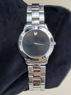 Movado Quartz Men’s Watch Gray Dial stainless steel 84 C2 862.2 Museum Watch 38mm
