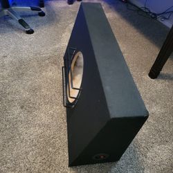 12 Inch Subwoofer Box Angled Black 