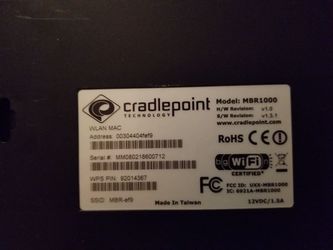 Cradlepoint router MBR1000