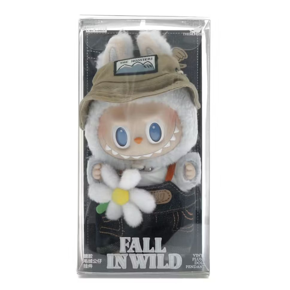Labubu Fall In Wild Vinyl Plush Doll Pendant Keychain