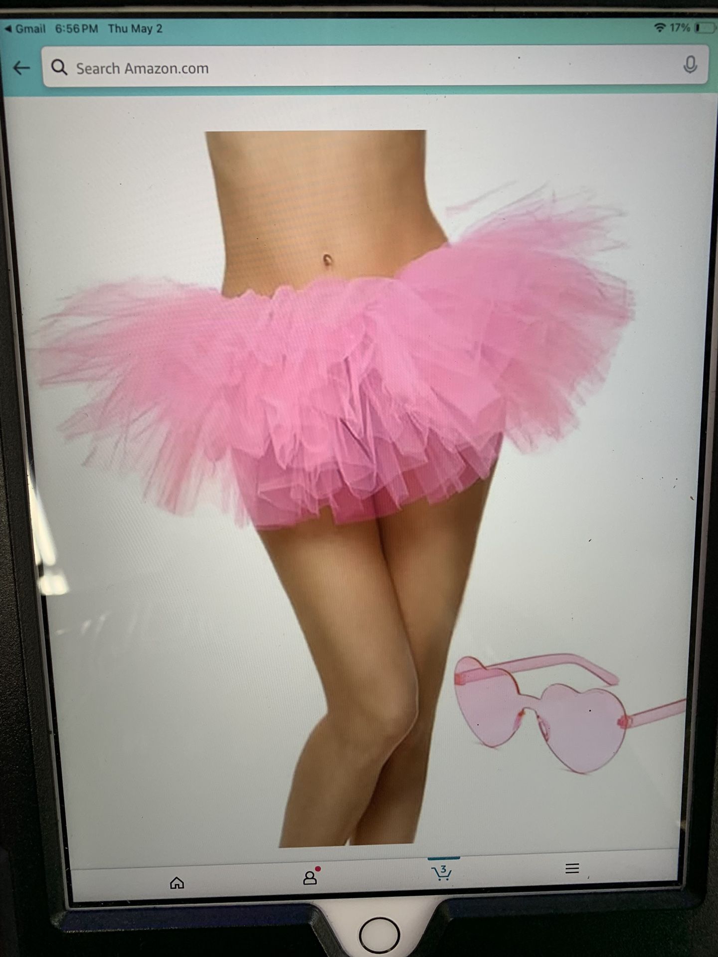 Tutus for Women Tutu Skirt 5 Layered Tutus Tulle Ballet Tutu Skirts for Women & Girls Party Dance Dress, with Sunglasses@M2