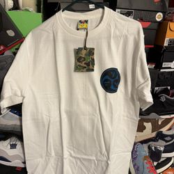 Bape Tee White/blue Size S/M/L/XL