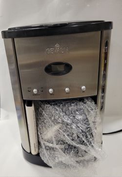 Gevalia XCC-12 12-Cup Programmable Coffee Maker Stainless NO BOX w/ Manual Scoop