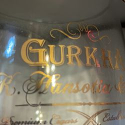 Glass Gurkha Whiskey Glasses Set 4