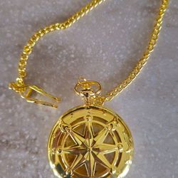 Card capture Sakura pocket watch