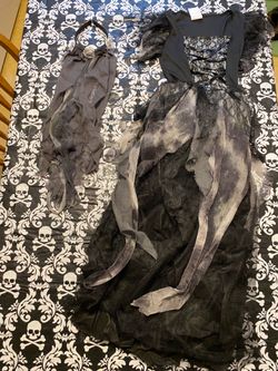 Girls Cemetery Bride Costume