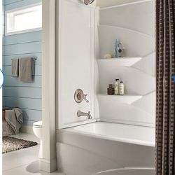 Delta Laurel B66311‑6032‑WH Bathtub Wall Set