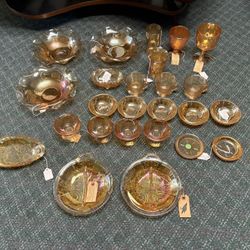 Marigold Carnival Glass Lot 