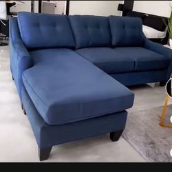 Blue Sectional Sleeper 