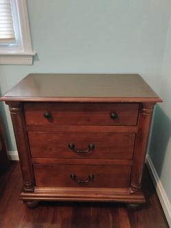 Solid Wood Nightstand