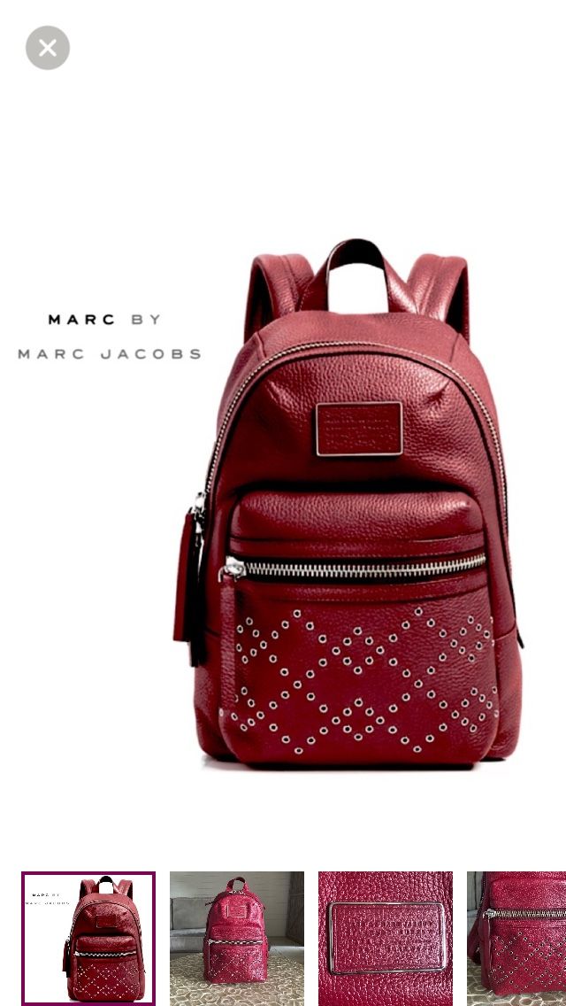 LIKE NEW! Marc Jacobs Domo Biker Grommet Backpack