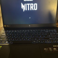 Fairly New Acer Nitro 15.6 Gaming Laptop and Gaming Mouse 