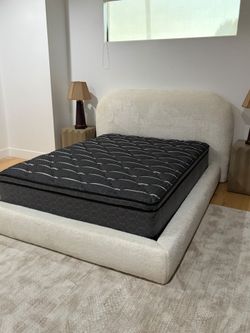 King size Mattress Pillow Top New Bedframe sold separately not included