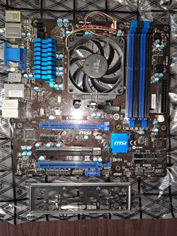 MSI A78M-E45 MOTHERBOARD A10-5800K CPU