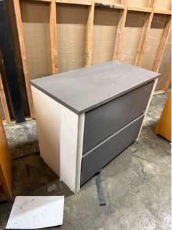Modern 2-Drawer Lateral Filing Cabinet