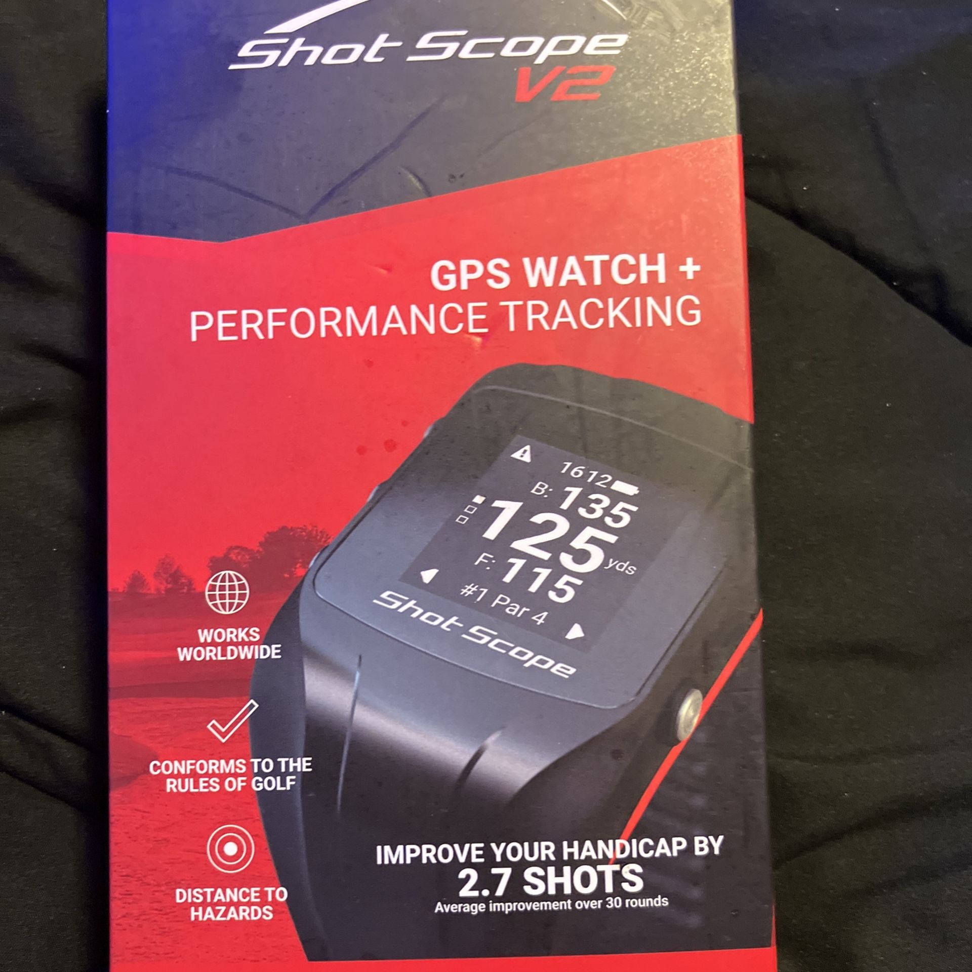 Shot Scope V2 GPS Watch Tracking