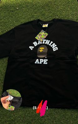 Bape mens college tee