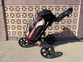 Clicgear push golf cart bag