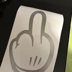 Funny Mickey Mouse Decal 