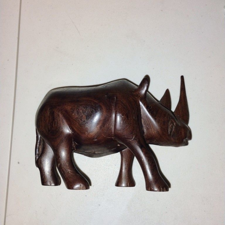Wooden Rhinoceros