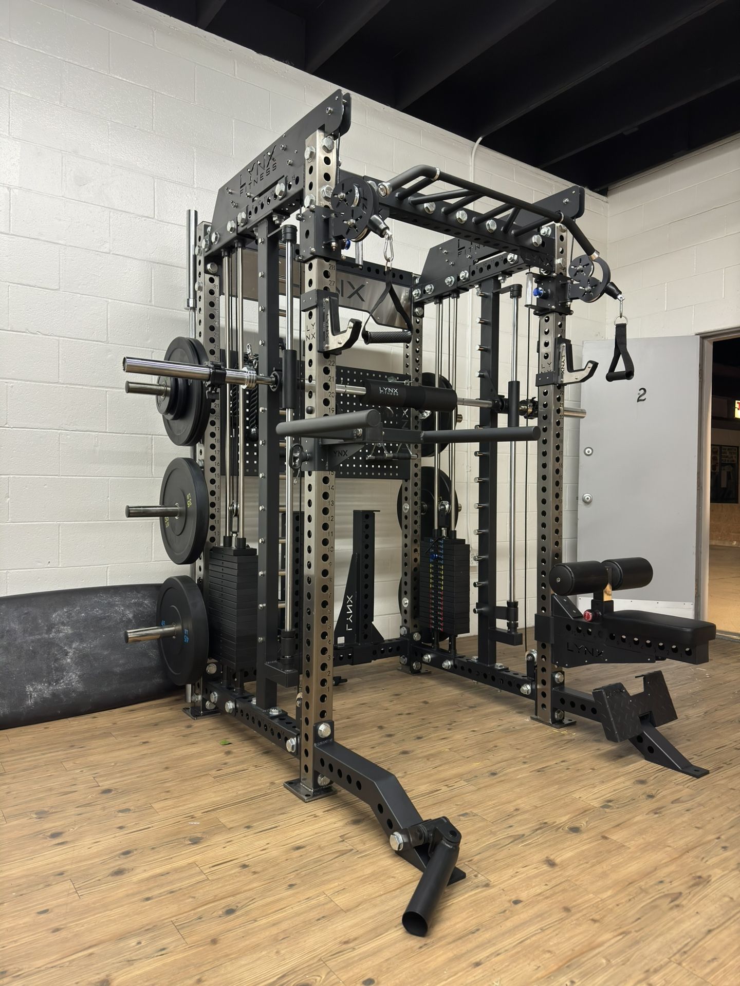 FULLY LOADED - FREE DELIVERY🟢All In One Home Gym🟢 Functional Trainer🟢Smith Machine🟢Squat Rack🟢Cable Machine