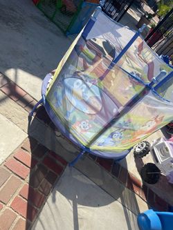 Bluey Kids Trampoline with Safety Net