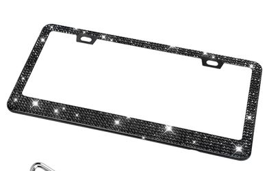Blinged License Plate Holder 