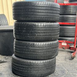 SET OF TIRES 235 40 18 GOODYEAR 85% LIFE