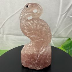 Crystal Quartz Flamingo