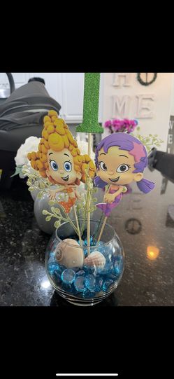 Bubble guppies Center Pieces 