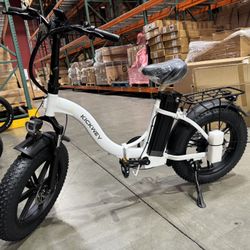 Folding electric bicycle