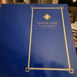 Depeche Mode Get The Balance Right German Blue Vinyl