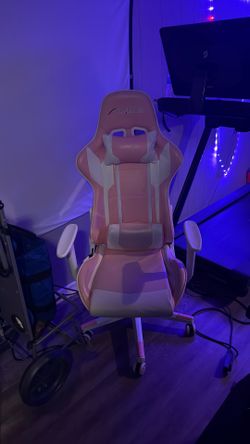 Pink & White Gamer chair