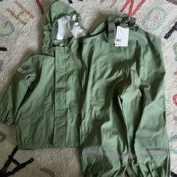 kids/toddlers rain jacket and pants