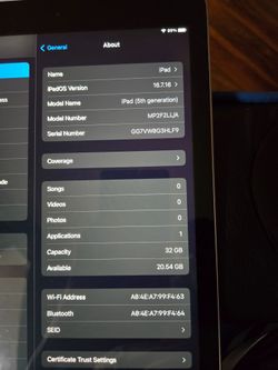 Ipad 5th gen