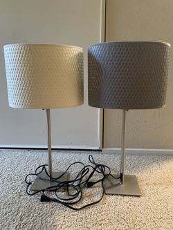 White And Gray Lamp