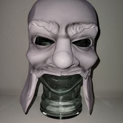 Uncle Howdy Latex Cosplay Mask Realistic Wrestler Mask Halloween, Gray
