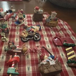 11 Christmas ornaments 