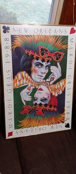 Rare Vintage 1988 Mardi Gras New Orleans By Andrea Mistretta